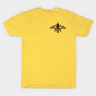 2-Sided Celtic Honeybees (in black) T-Shirt